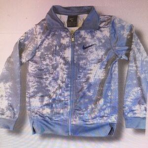 Nike Kids Tie-Dye Zip-Up Jacket - Light Blue/White